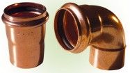 Raccords Cuivre à Joints pour vidange et évacuation d  eaux usées