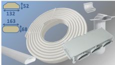 Oblong semi-rigide (Optiflex)