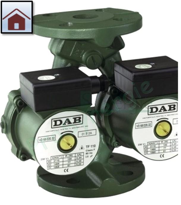 Circulateur chauffage domestique DAB Double - Bride ovale
