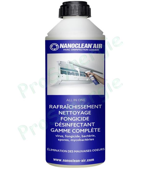 Nanoclean Air - Désinfectant prêt à l´emploi prêt à l´emploi - Bidon 1L - Parfum lavande