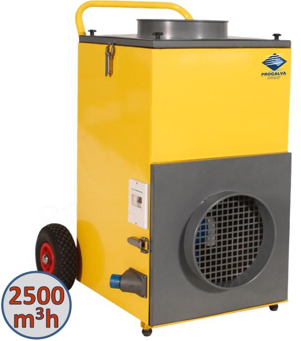 Aspirateur sur chassis Enair 2500 pour entretien réseau ventilation