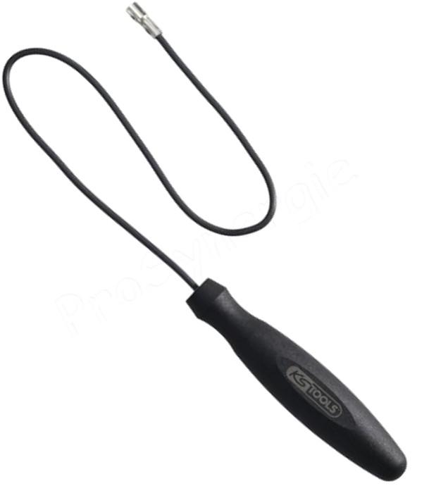 Aimant très mince Ø 4 mm à tige flexible longueur 400 mm