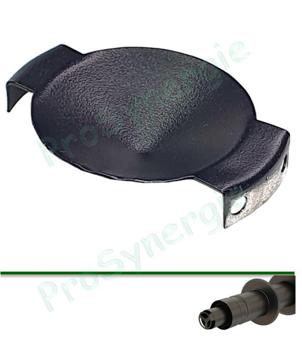 Obturateur démontable (ramonage) de nez de terminal horizontal concentrique Bioten Ø 80/125 mm