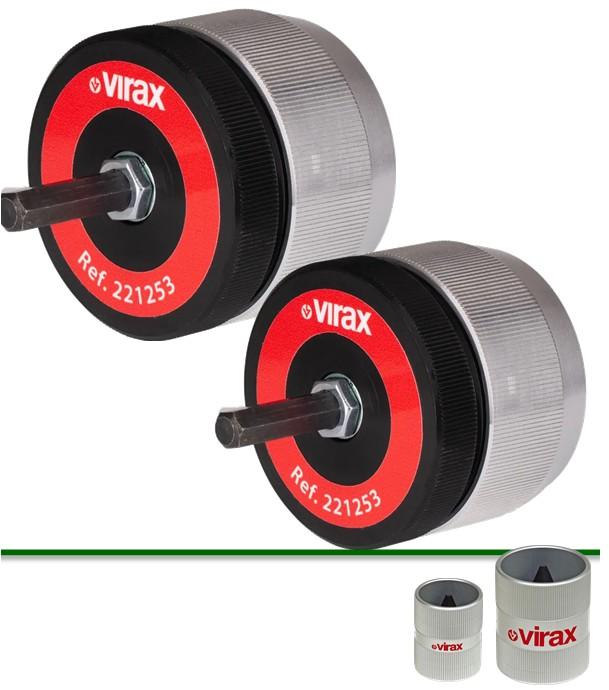 Adaptateur visseuse pour ébavureur intérieur extérieur Virax 221251 ou 221252 (Ø  8 à 35 mm ou Ø 10 à 56 mm)