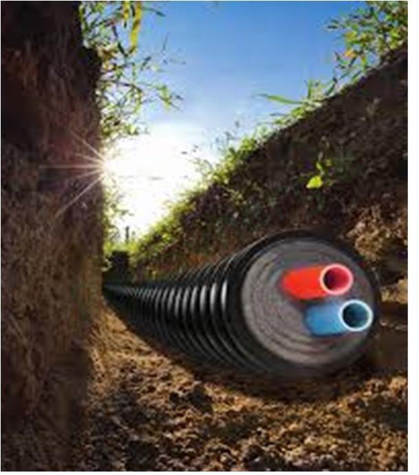 Flexibles Préisolés avec conduites d´eau de chauffage, d´eau sanitaire ou d´eau froide - Règles de pose et dimensionnement