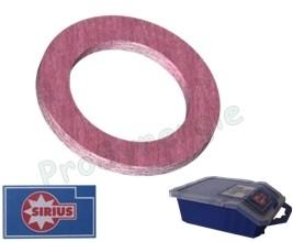 Joint CSC Rouge pour chauffage, air, huile, fuel - 1/2´´ - 15/21 mm - Dimension : 12 x 18 x 2 - Qtté 100 pièces