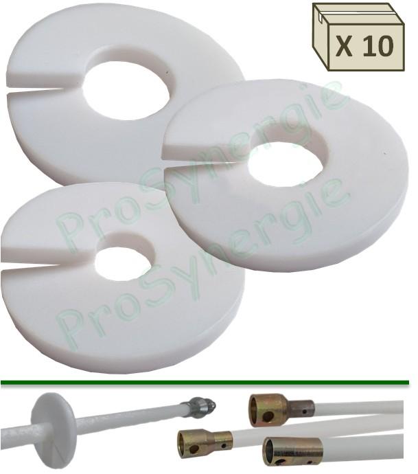 Rondelles Anti-choc en lot de 10 pour cannes Rotoflex