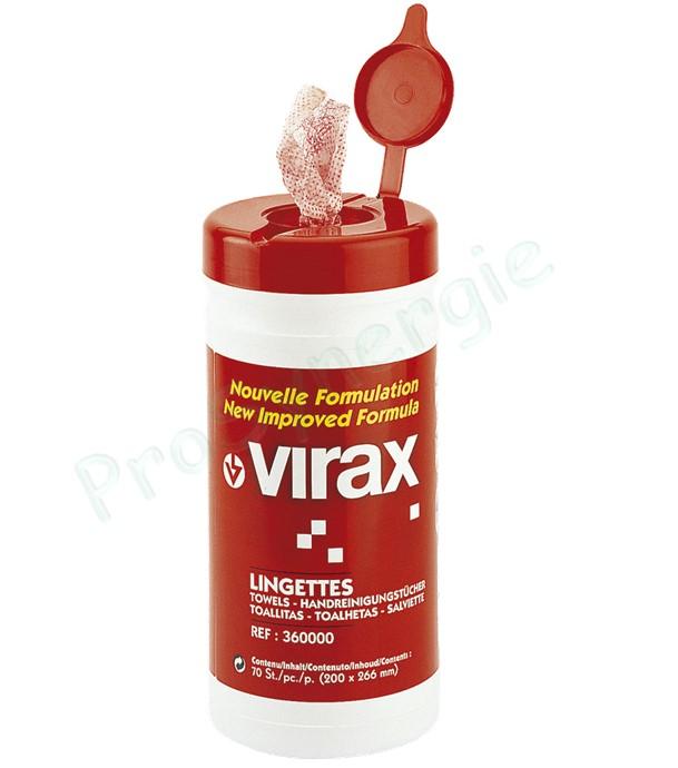 Lingettes dégraissantes pour mains