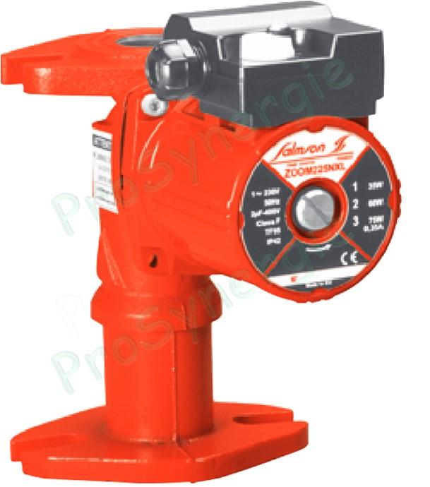 Circulateur chauffage domestique Priux home électronique Type ZOOM Hauteur variable - Raccord à bride Ovale