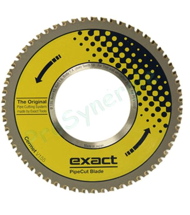 Cermet V155 - Lame de scie 58 dents en alliage céramique extrêmement résistantes Ø155x65x1.6x1.4mm (pour tube de ventilation galva, aluminium)