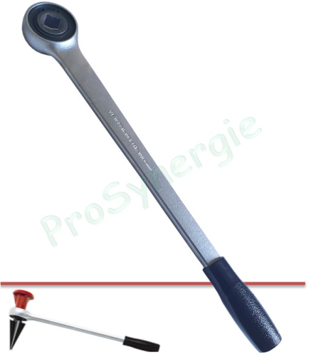 Cliquet avec carré de 18 mm pour alésoir Virax 221220