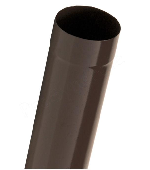 Tuyau de poêle acier 0,7mm émaillé brun Ø 125 à 153 mm longueur 1m / 50cm / 33cm / 25cm