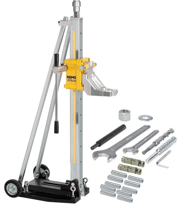 REMS Titan - Bâti pour carotteuse robuste et particulièrement stable pour le carottage de béton armé et dautres matériaux jusquà Ø 300 mm.
