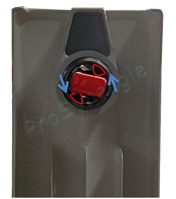 Démontage de nipples sur les radiateurs fonte d´acier ou d´aluminium