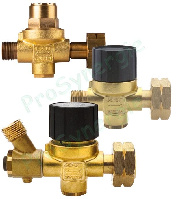 Détendeur fixe ou réglable propane - 1 à 4 bars avec ou sans sécurité rupture - 3/8´´ G - connexion Shell