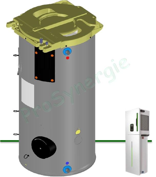 Ballon d'eau chaude sanitaire de 180 L pour T.One® AquaAIR 2