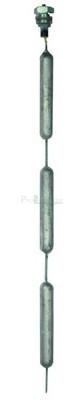 Anode magnésium chaine articulée 4 éléments ØxLong. 21x130mm (L.total 800mm) - Bouchon fileté (joint PTFE) ØM 3/4´´ (27 mm)