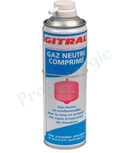 Aérosol de rechange 650ml (5 bars à 20°C) pour ensemble de gonflage de vase d´expansion