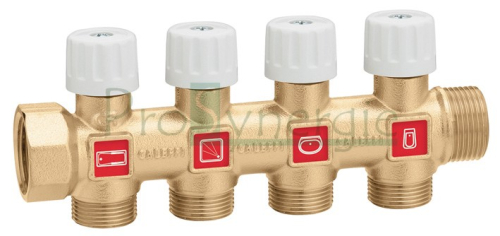 Collecteurs avec vannes intégrées (raccords Darcal)