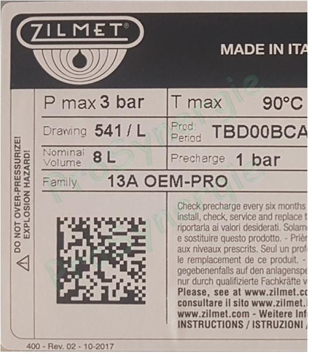 Choix d´un vase d´expansion intégré dans une chaudière