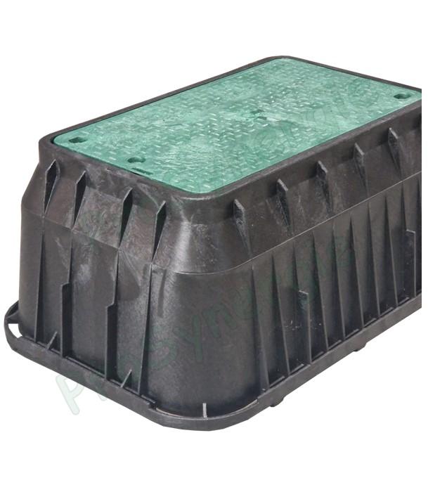 Regard RYBOX pour collecteur Géothermie (Corps Noir - Tampon vert)