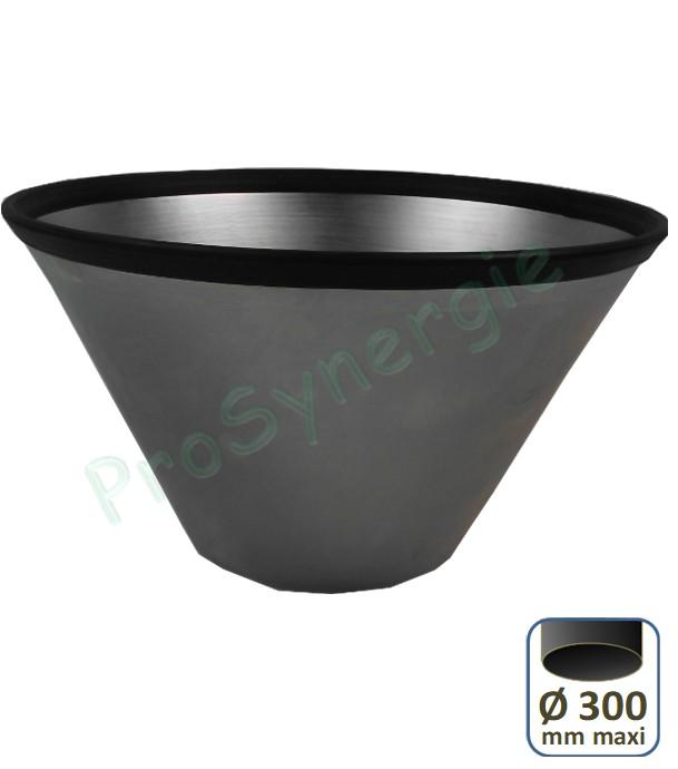 Entonnoir Ø 300 pour adapter sur le capte-suie PRO1301 (pour passer du Ø 200 à Ø 300 mm)