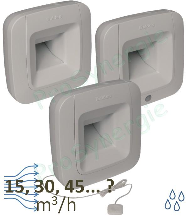 Comment choisir le modèle d'une bouche hygroréglable en logement collectif, en maison individuelle ou en hotel