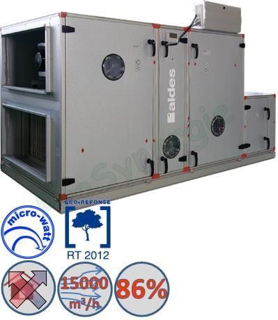 DFR Flex echang. rotatif micro watt (-> 15 000m3/h - ?=86%)