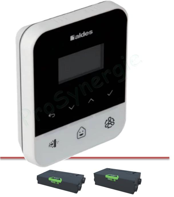 Télécommande filaire pour VMC Double-flux InspirAIR® (version standard ou CO2)