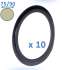 Kit Gaine PEHD Ø75mm - 50m + 10 joints + 20 colliers + mètre pliant offert