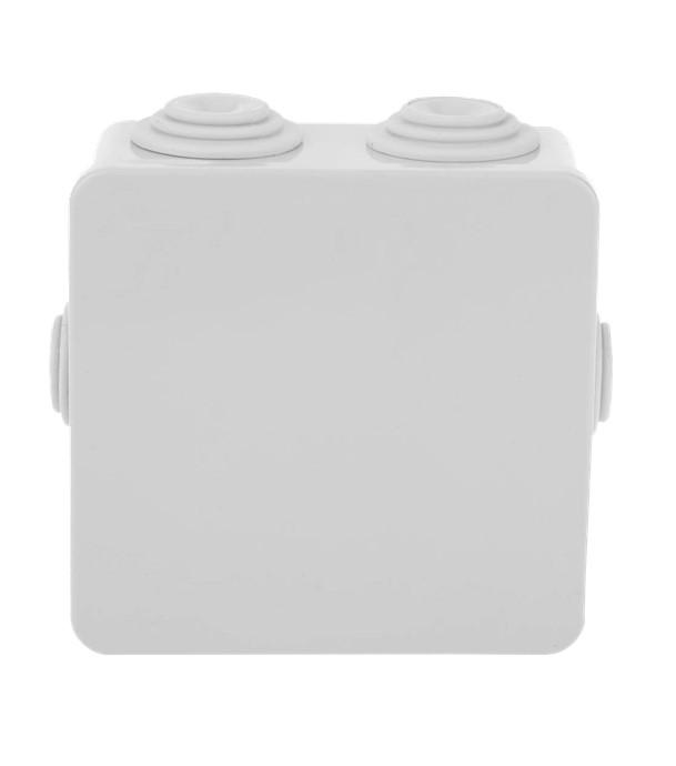 Boite de jonction PVC étanche IP55 pour le raccordement du cordon chauffant (75x75x45mm)