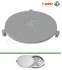 Kit demi-raccord ZAG fixe DN300mm et bouchon, fonte d'aluminium + étiquette signalétique ventilation gaine pompier suivant la norme NF S 61.707 