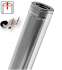 Kit conduit cheminée Extérieur Duoten (Isolé 25 mm) Øint/ext. 100/150, Inox, Raccord simple hauteur utile 311 cm (axe du piquage - sortie des fumées)