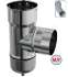 Kit limiteur de tirage Inox raccordement anti bistre sur buse mâle départ d'insert Ø 200 mm vers flexible Ø 200/206 (int./ext.)