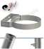Kit conduit cheminée Extérieur Duoten (Isolé 25 mm) Øint/ext. 200/250, Inox, Raccord simple hauteur utile 316 cm (axe du piquage - sortie des fumées)